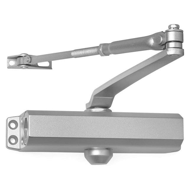 Lawrence Hardware Medium Duty Commercial Door Closer for Interior & Exterior Doors, Aluminum