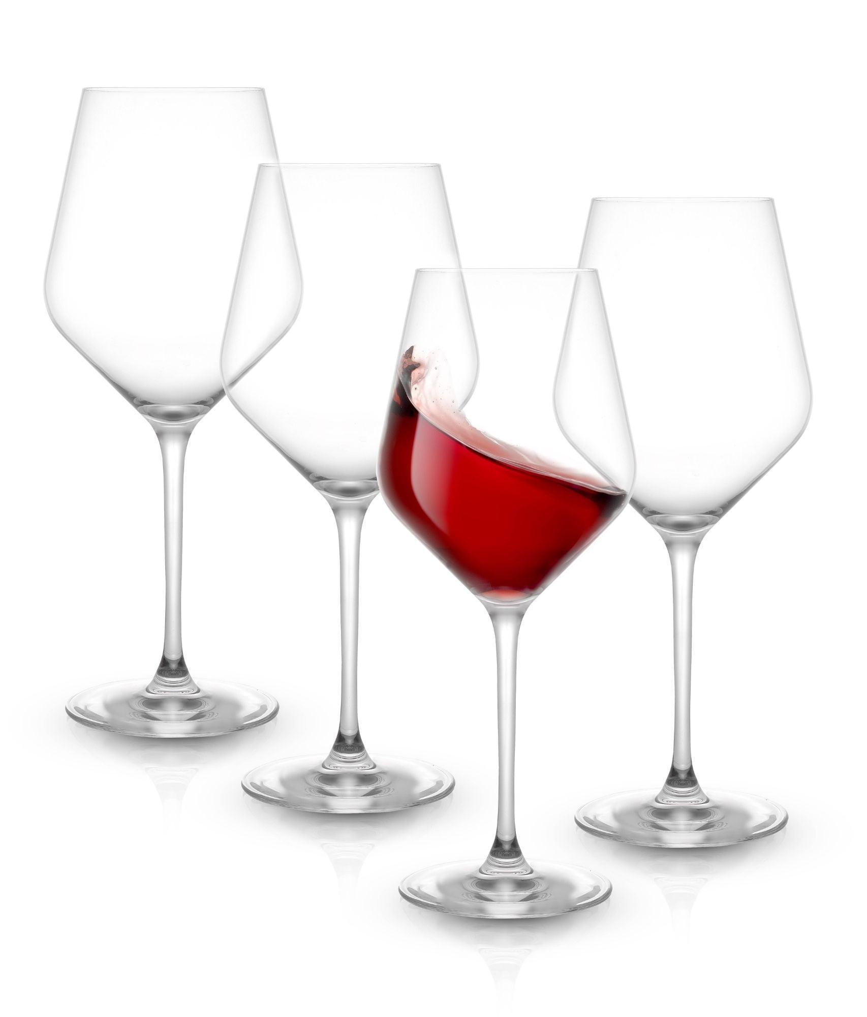 JoyJolt Layla Red Wine Glasses