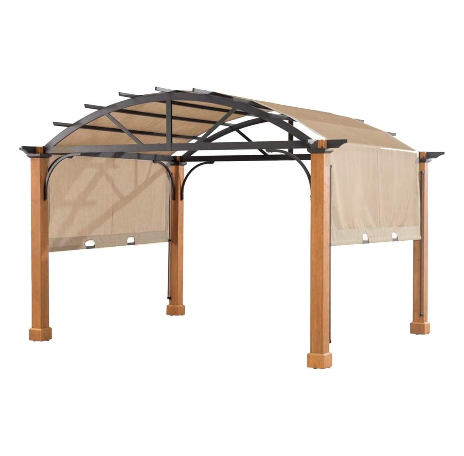 Replacement Canopy Top Cover for The Longford Wood Archway Pergola - Riplock 500 Beige