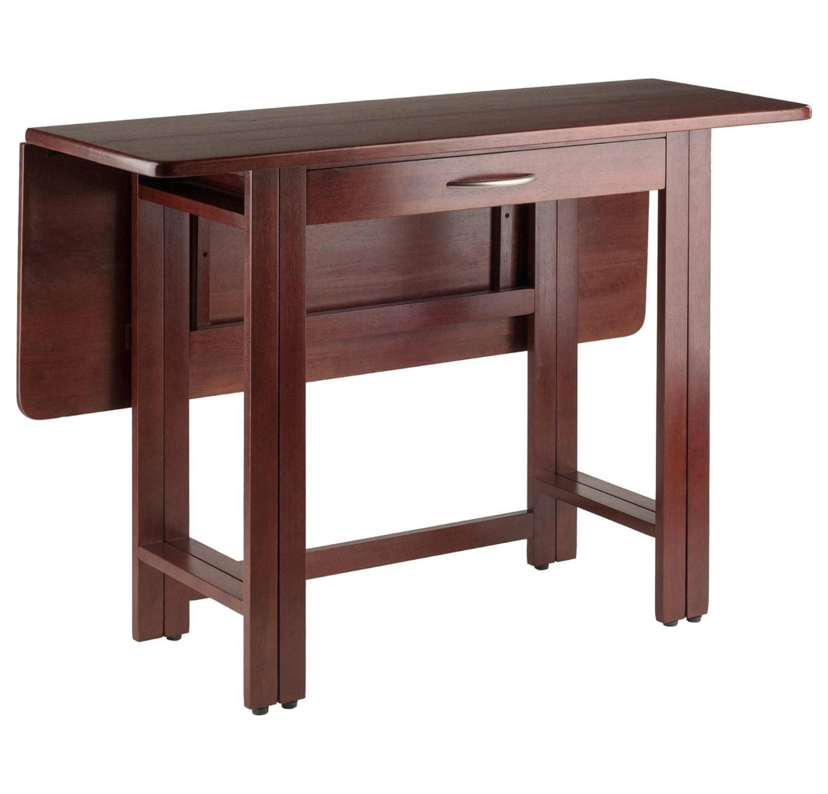 41.73'' Solid Wood Rectangular Folding Table