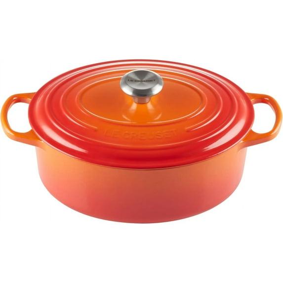 Le Creuset Cazuela Ovalada de Hierro Fundido Signature de 29 Cm, Llama