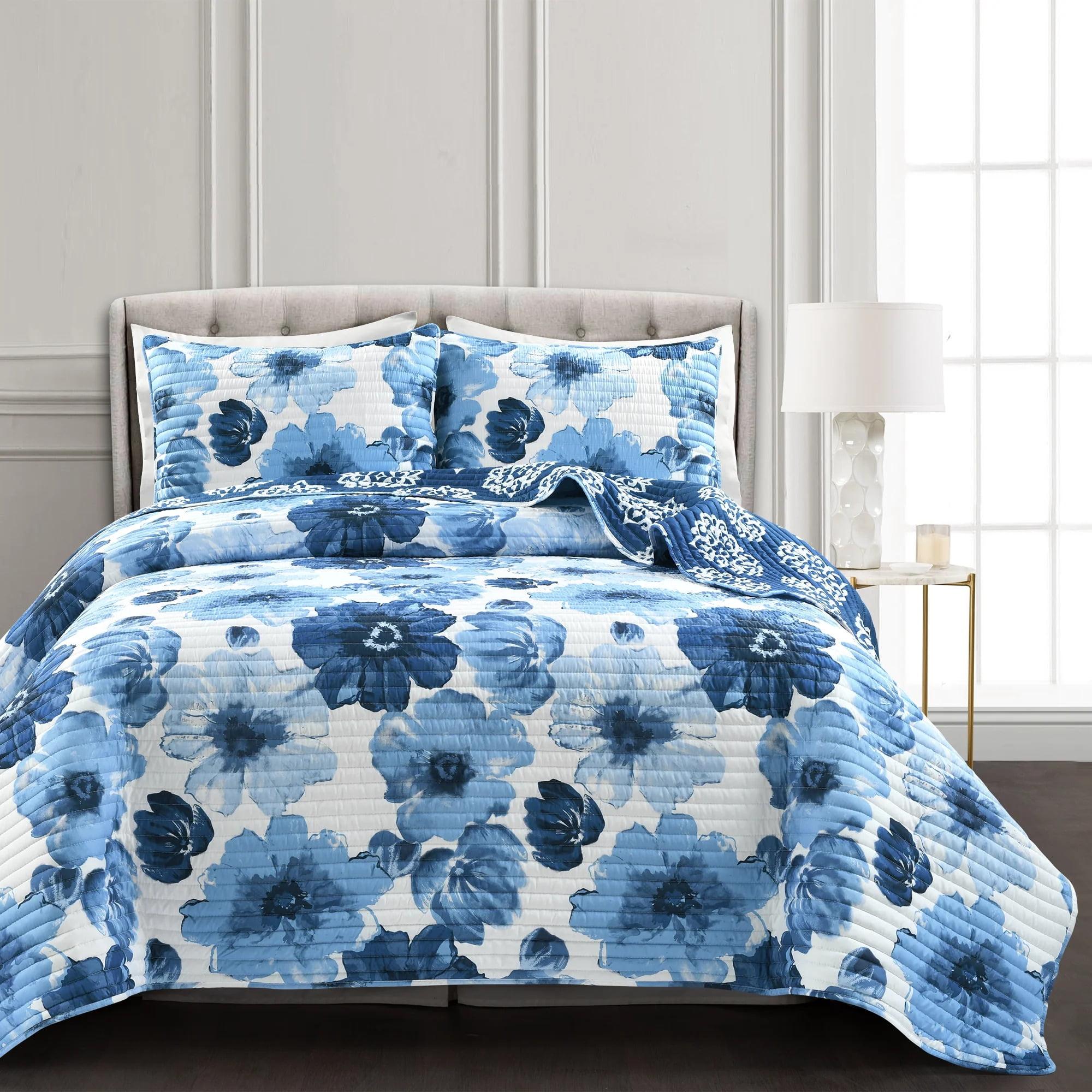 Lush Decor Leah Reversible Quilt Set