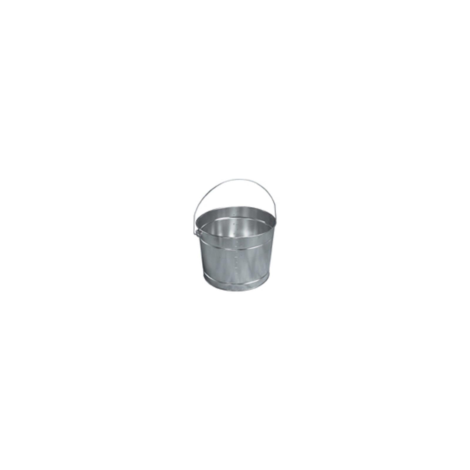 5-Quart Silver Metal Rust-Resistant Household Pail