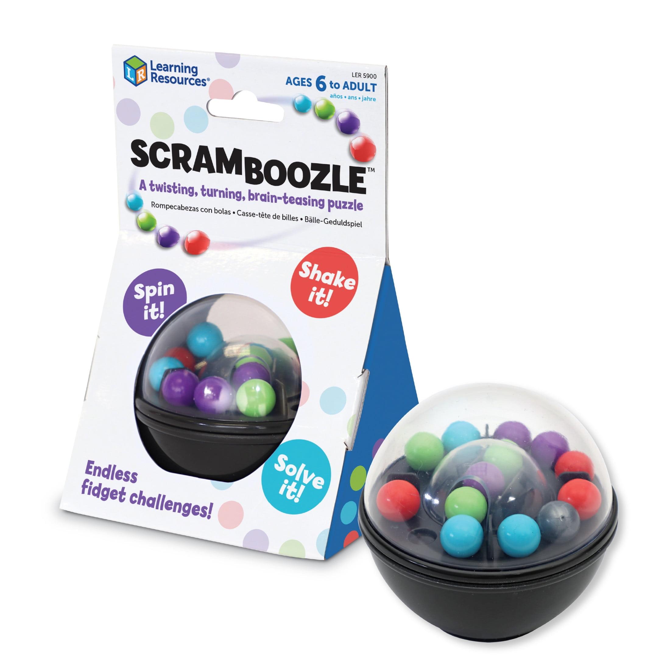 Learning Resources Scramboozle! Puzzle Ball, 3-D Brain Teaser Puzzle Game for Kids and Adults Ages 6 and Up