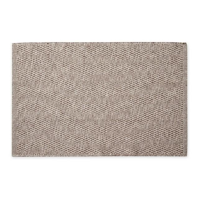 Design Imports Miniature Diamonds - Leather Brown - 2 X 3 Ft
