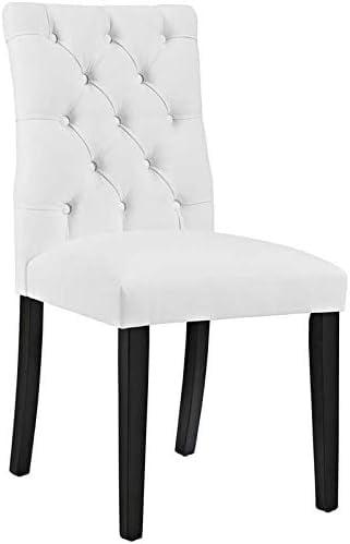 Modway Duchess Button Tufted Vegan Leather Dining Chair