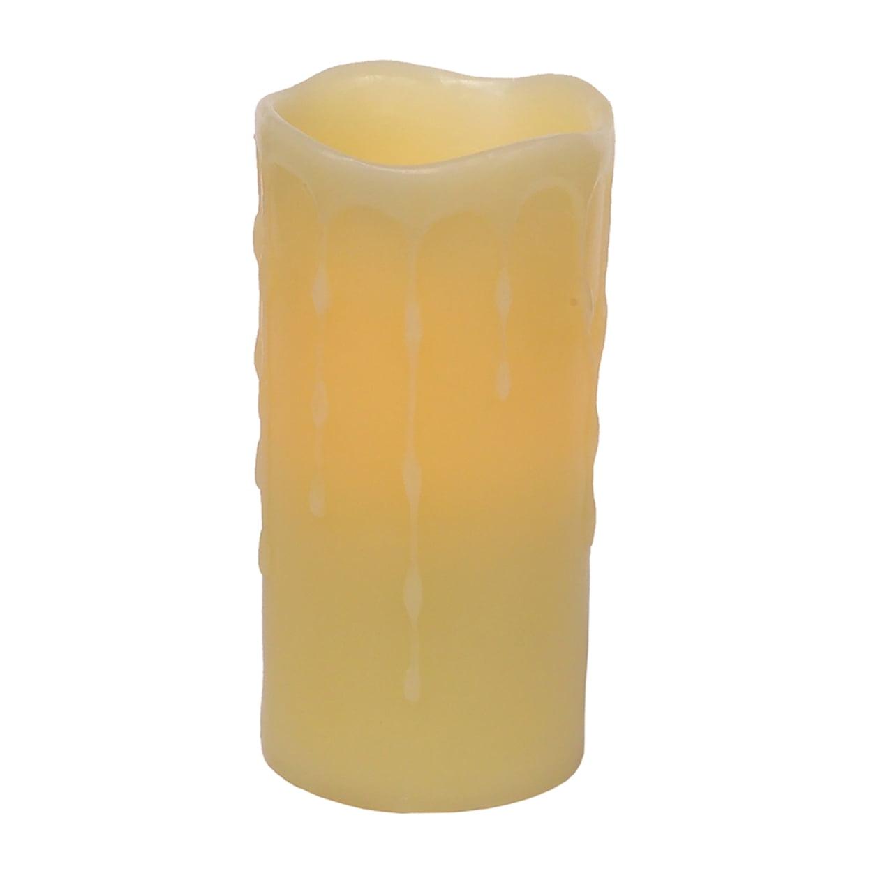 Unscented Flameless Pillar Candle (Set of 4)