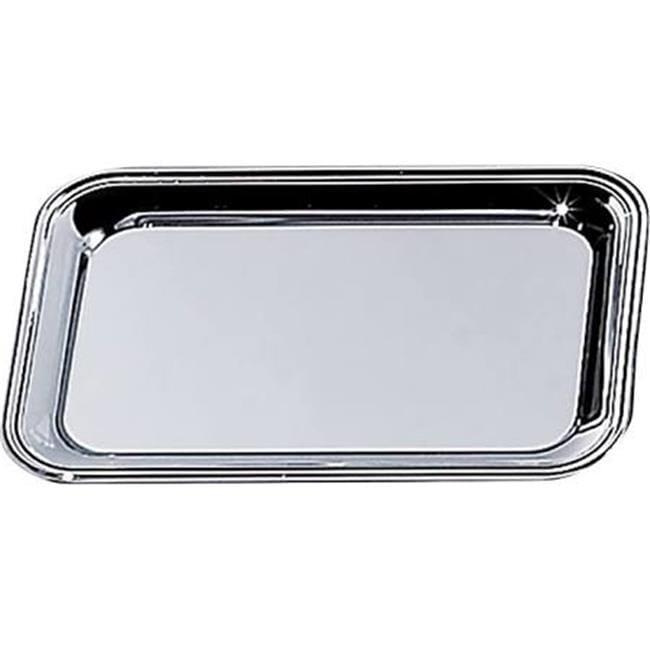 Elegance Nickel Plated Rectangular Cash Tray 6x9"