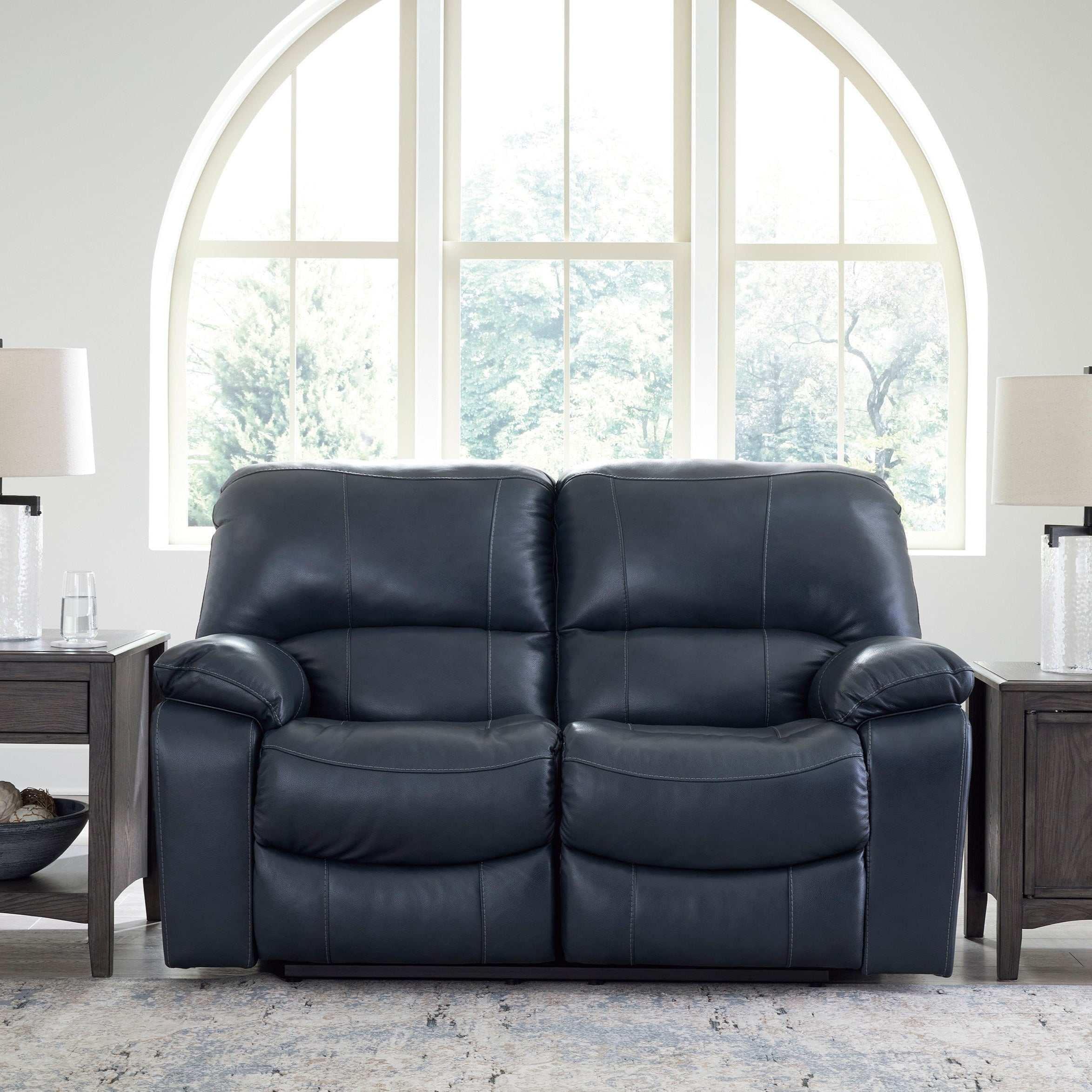 Ashley Furniture Leesworth Ocean Power Reclining Loveseat