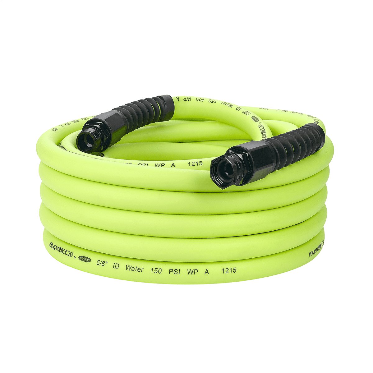 Legacy 50 ft. Heavy Duty Green Garden Hose with Aluminum Fittings