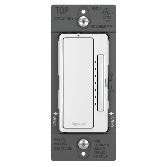 Legrand Hcl453pmm Radiant 450 Watt 120 Volt Multi-Location Master Dimmer Switch Wall