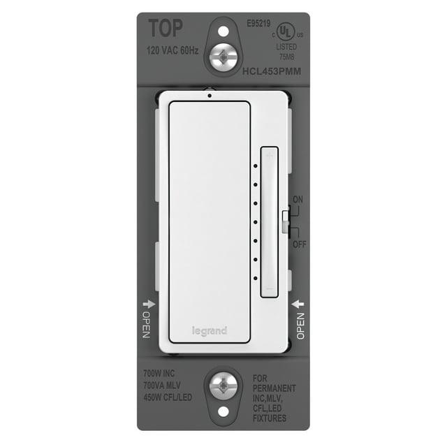 Legrand Hcl453pmm Radiant 450 Watt 120 Volt Multi-Location Master Dimmer Switch Wall