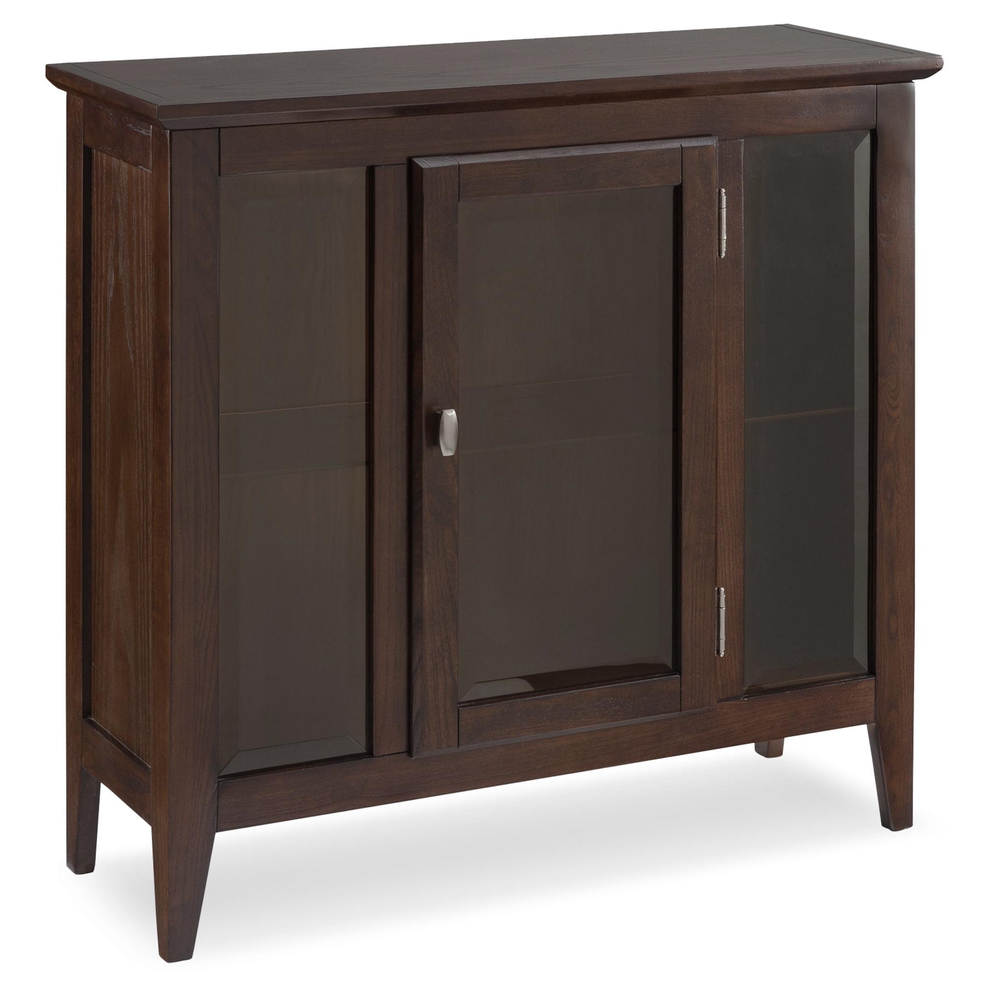 Leick Home Curio Cabinet in Chocolate Oak