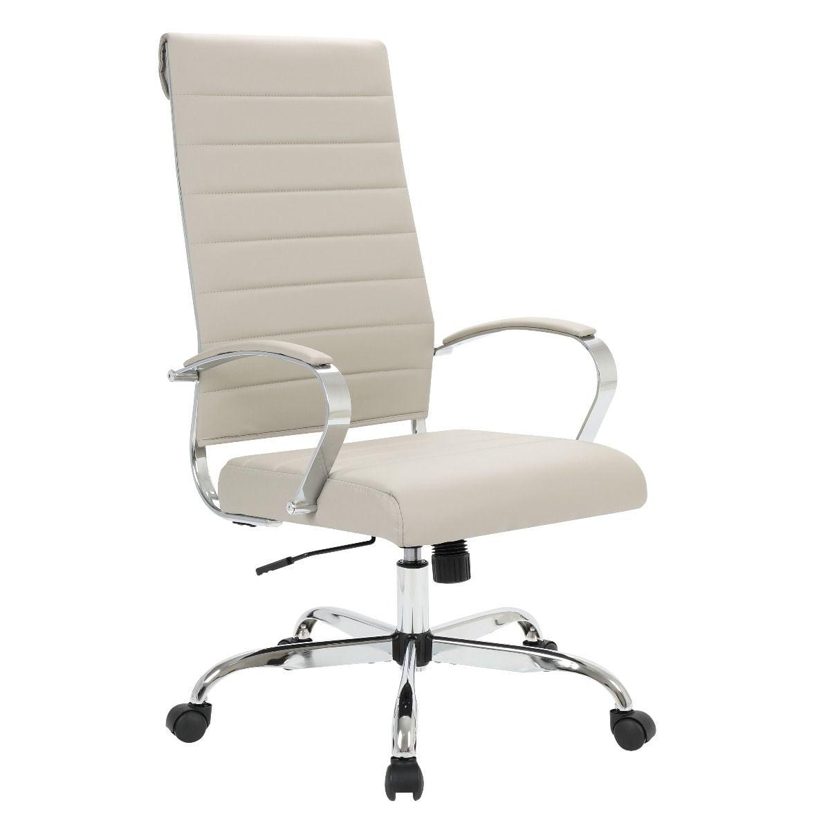 LeisureMod Benmar Modern High Back Leather Office Chair