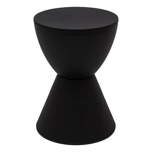 LeisureMod Boyd Modern Round Plastic Side Table