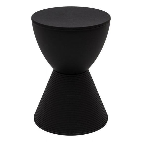 LeisureMod Boyd Modern Round Plastic Side Table