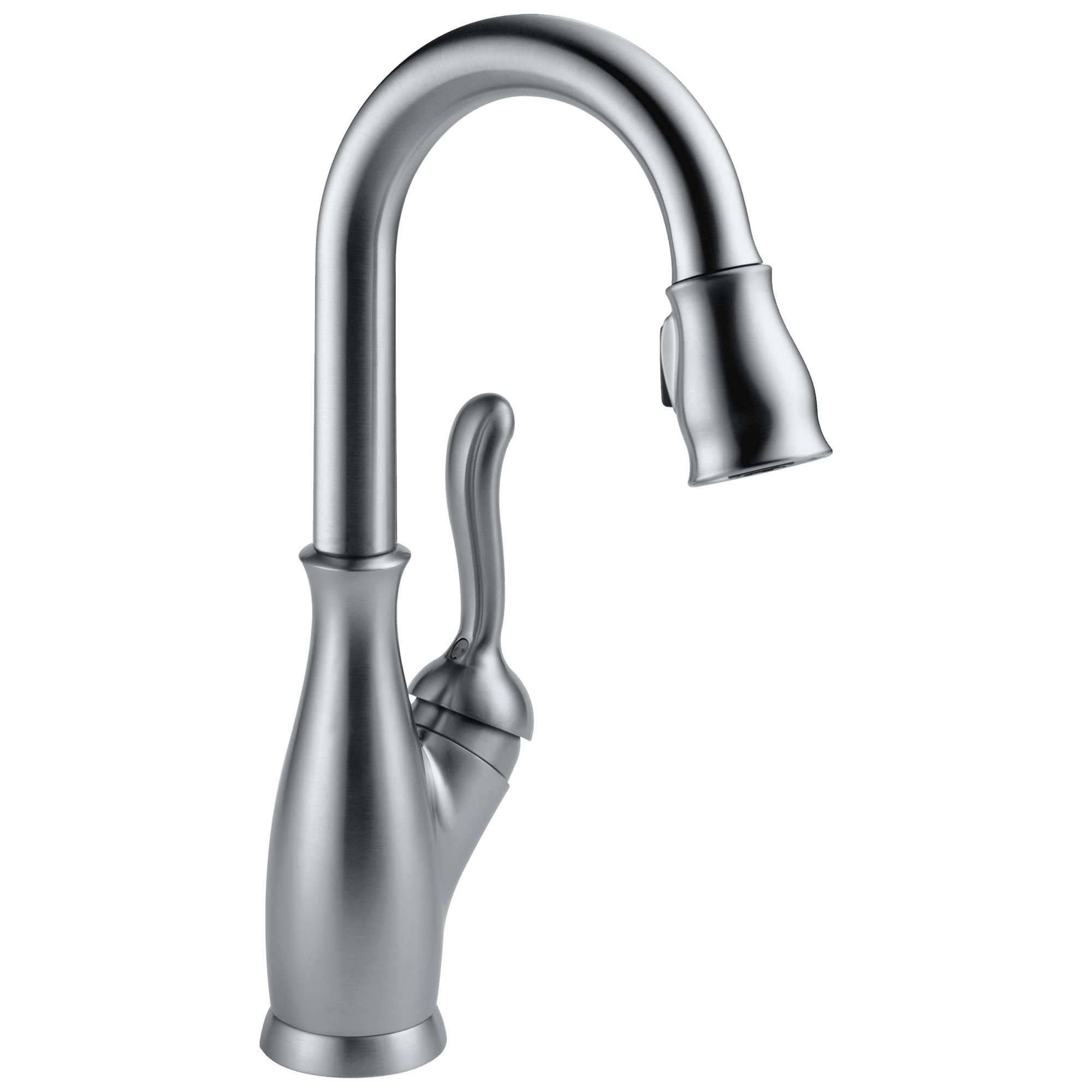 Leland Pull Down Sprayer Bar Faucet, Single Handle Prep Sink Faucet