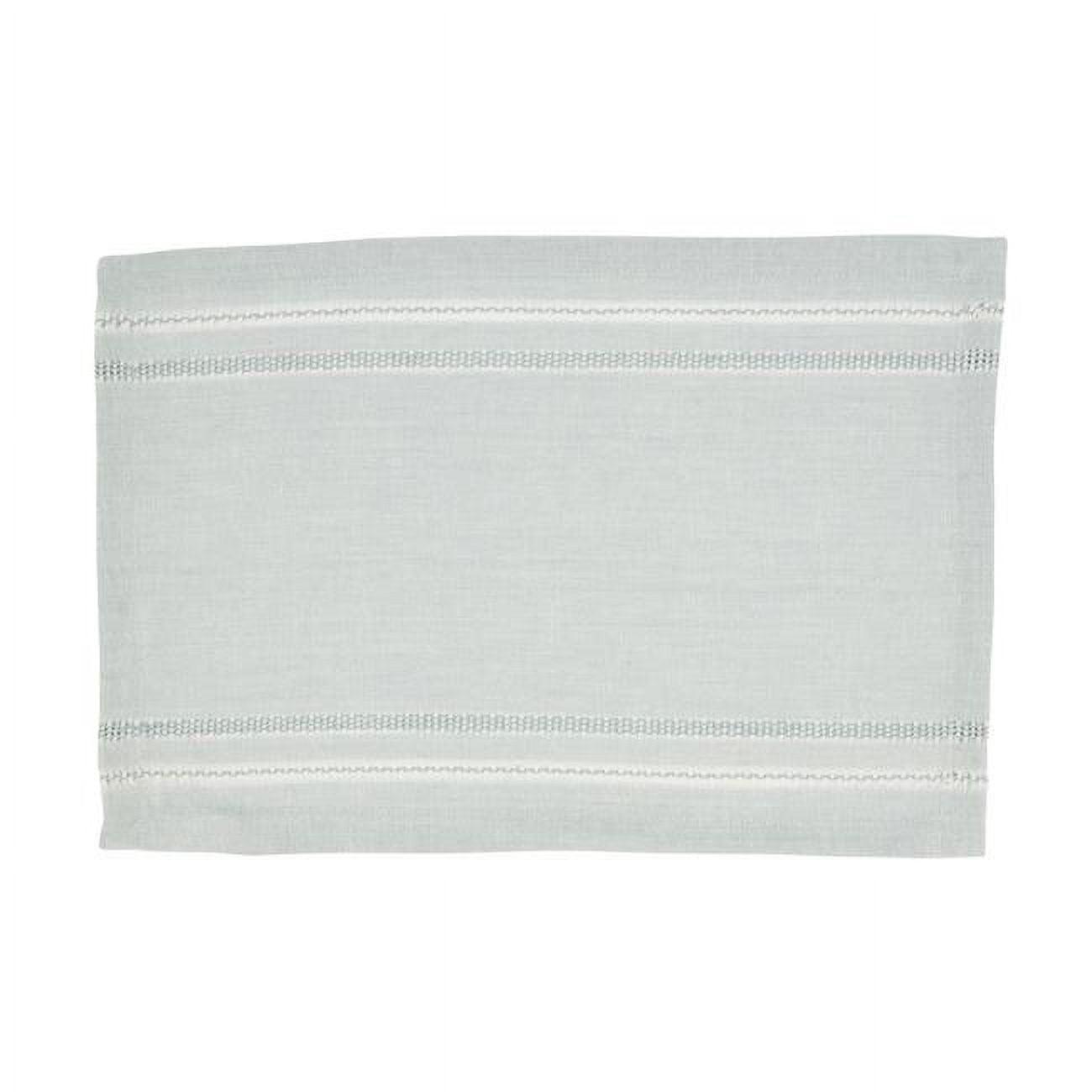 Blue-Grey Stripe Cotton Placemat Set of 4