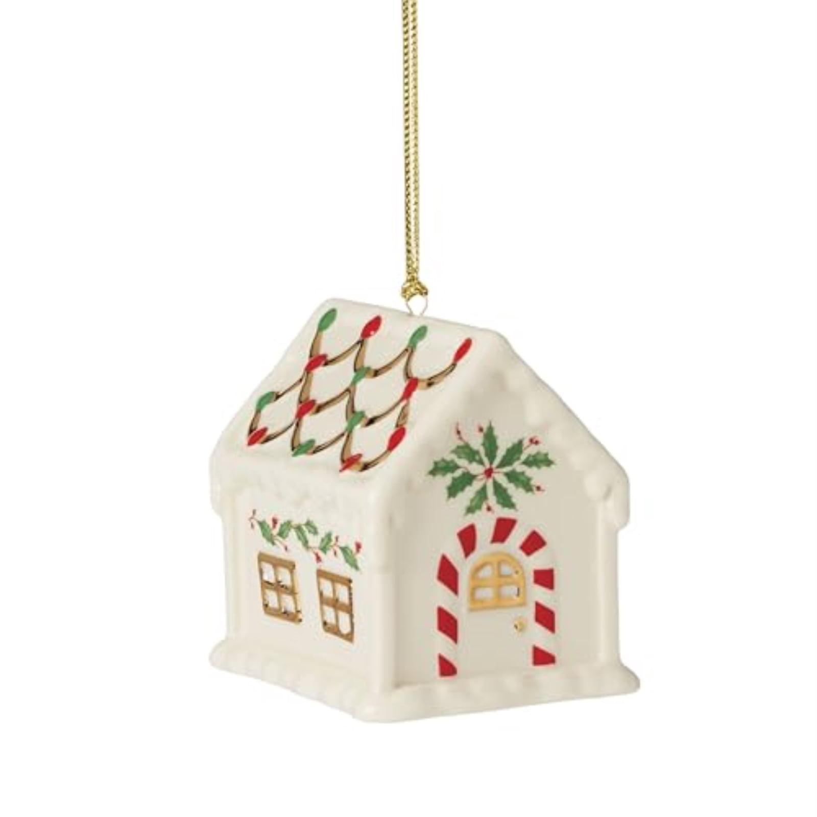 Lenox ANNUAL DATED Holiday Accent Gingerbread House Ornament