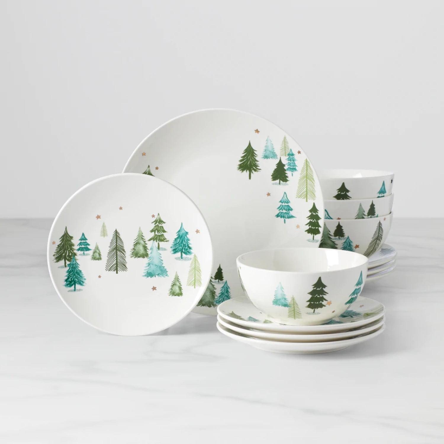 Balsam Lane 12-Piece Dinnerware Set