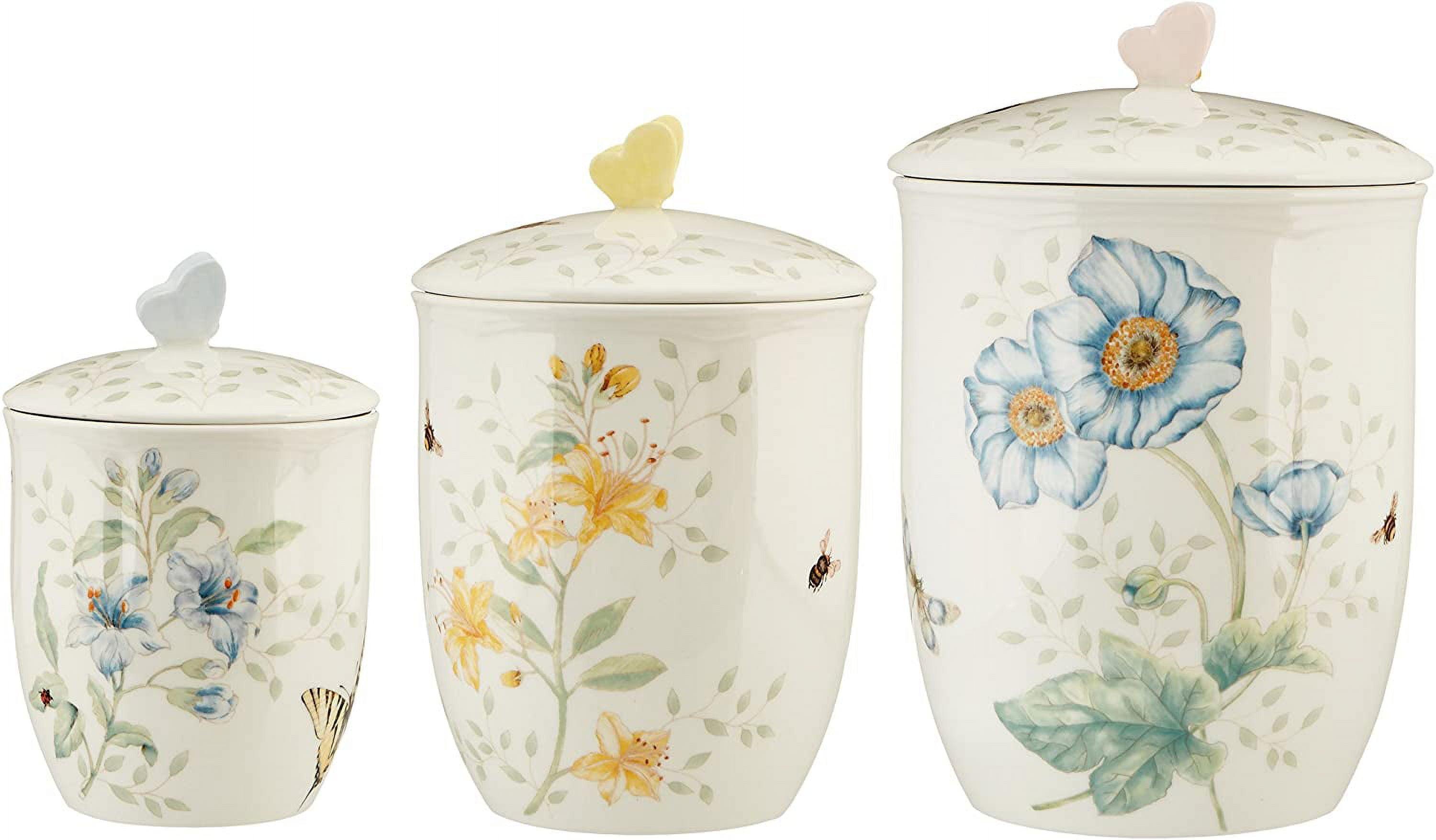 Lenox Butterfly Meadow 3-Piece Canister Set