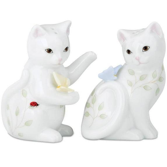 Lenox Butterfly Meadow Figurine Kitten Salt & Pepper Shaker