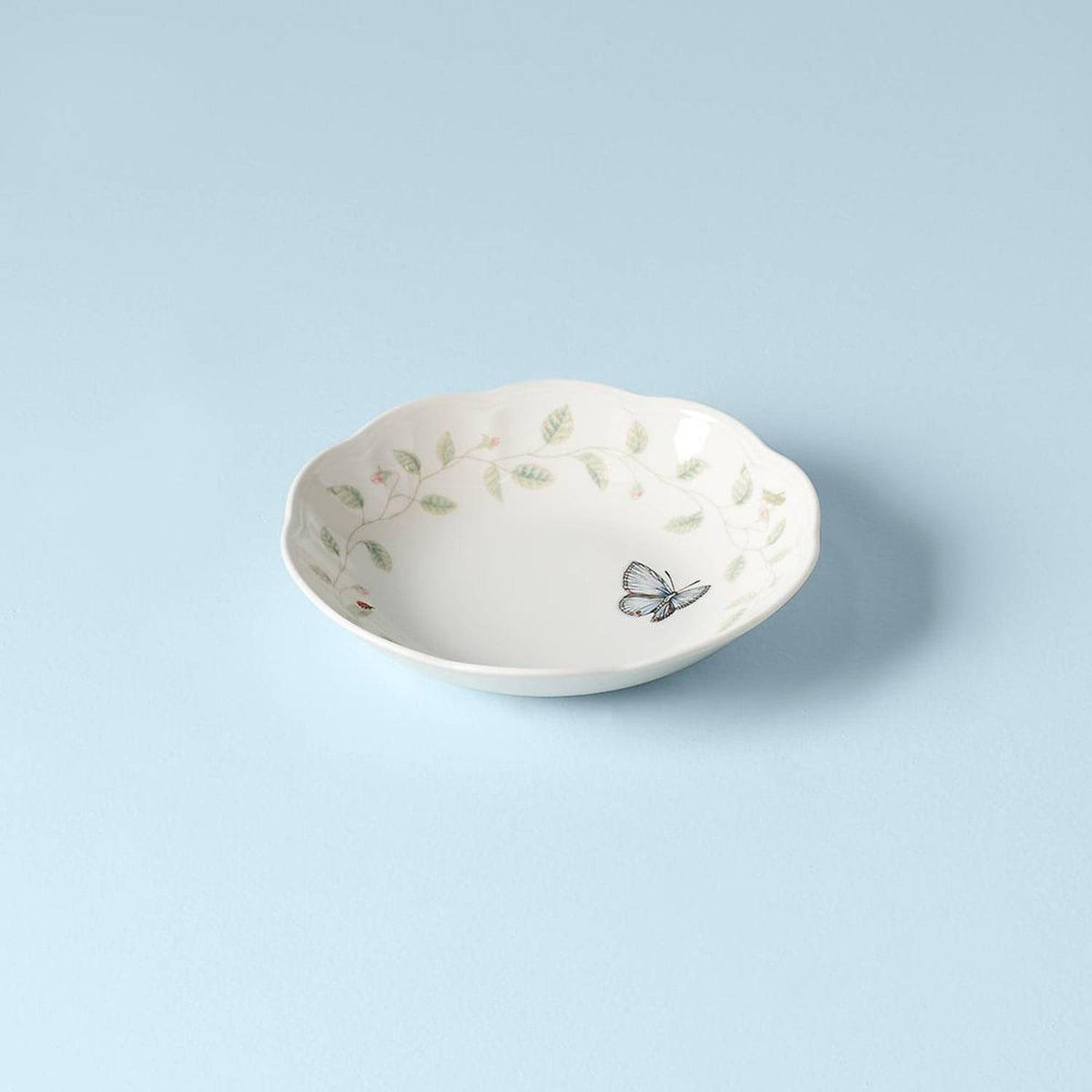 Butterfly Meadow Porcelain Round Pasta Bowl