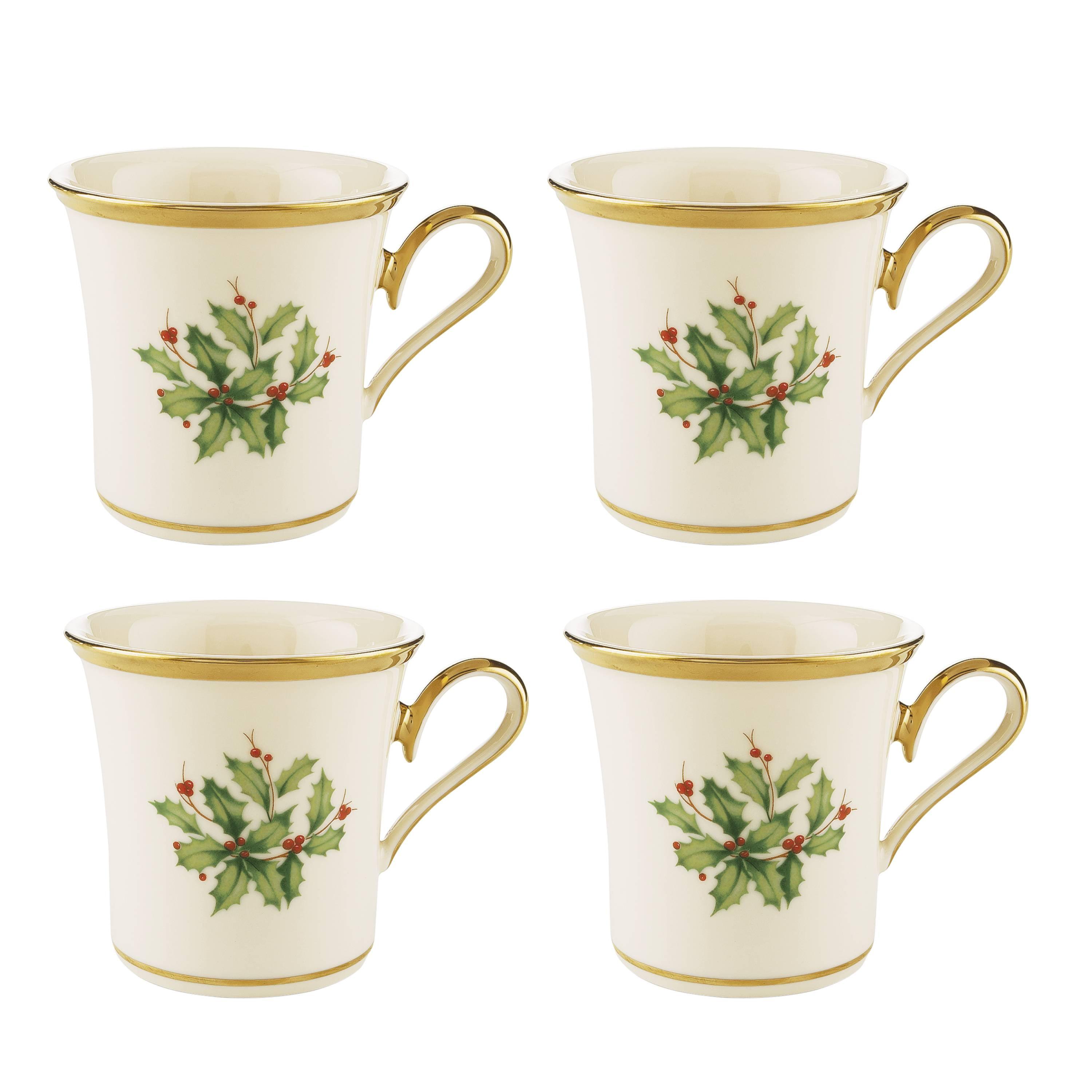 Holiday Mugs, Set Of 4