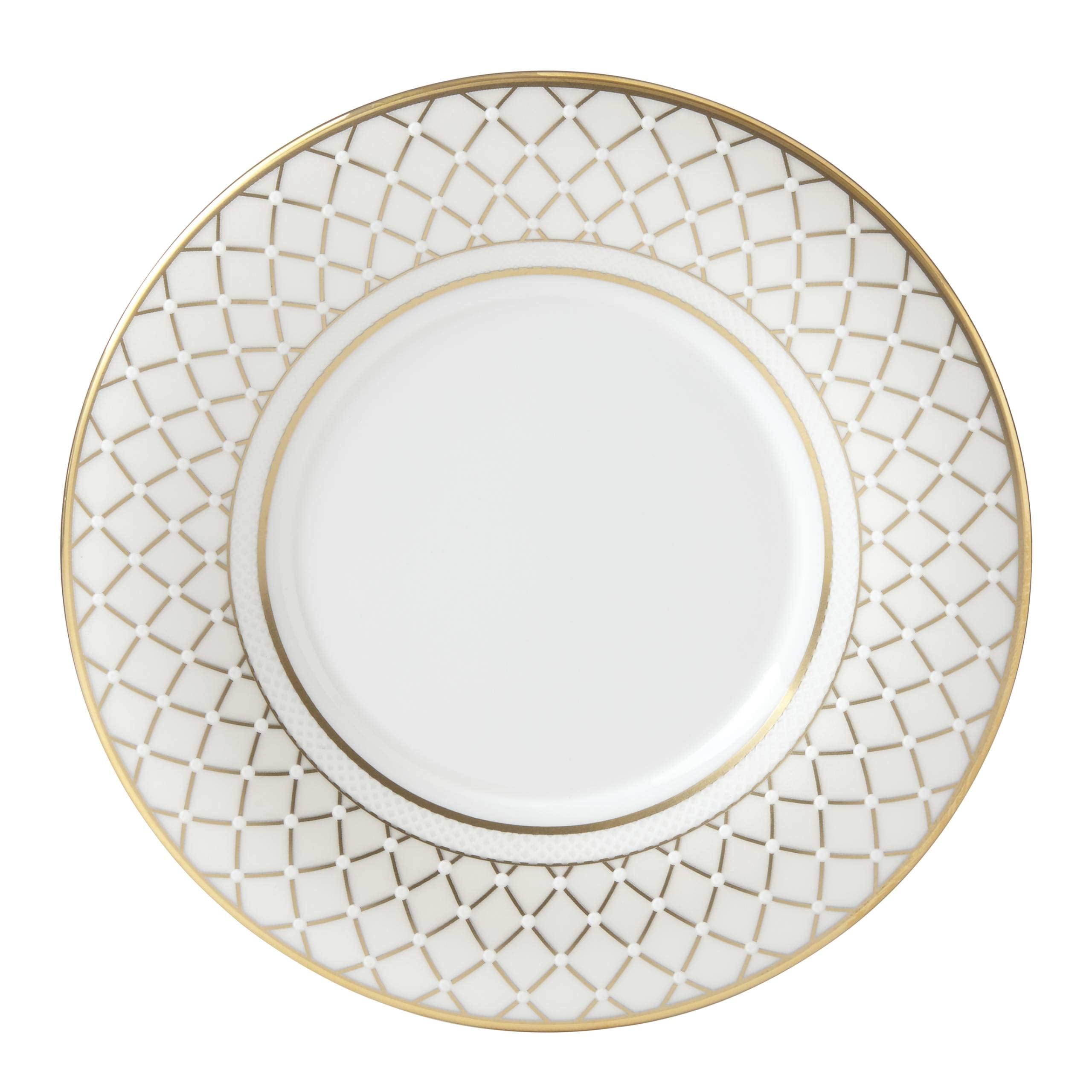 Lenox Venetian Lace Gold Saucer, 0.25 LB, Metallic