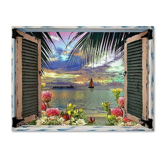 Bay Isle Home™ " Tropical Window To Paradise III " by Leo Kelly