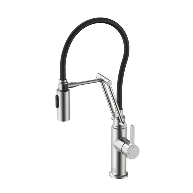 Elegant Lighting Leonardo Pull Down Spray Kitchen Faucet