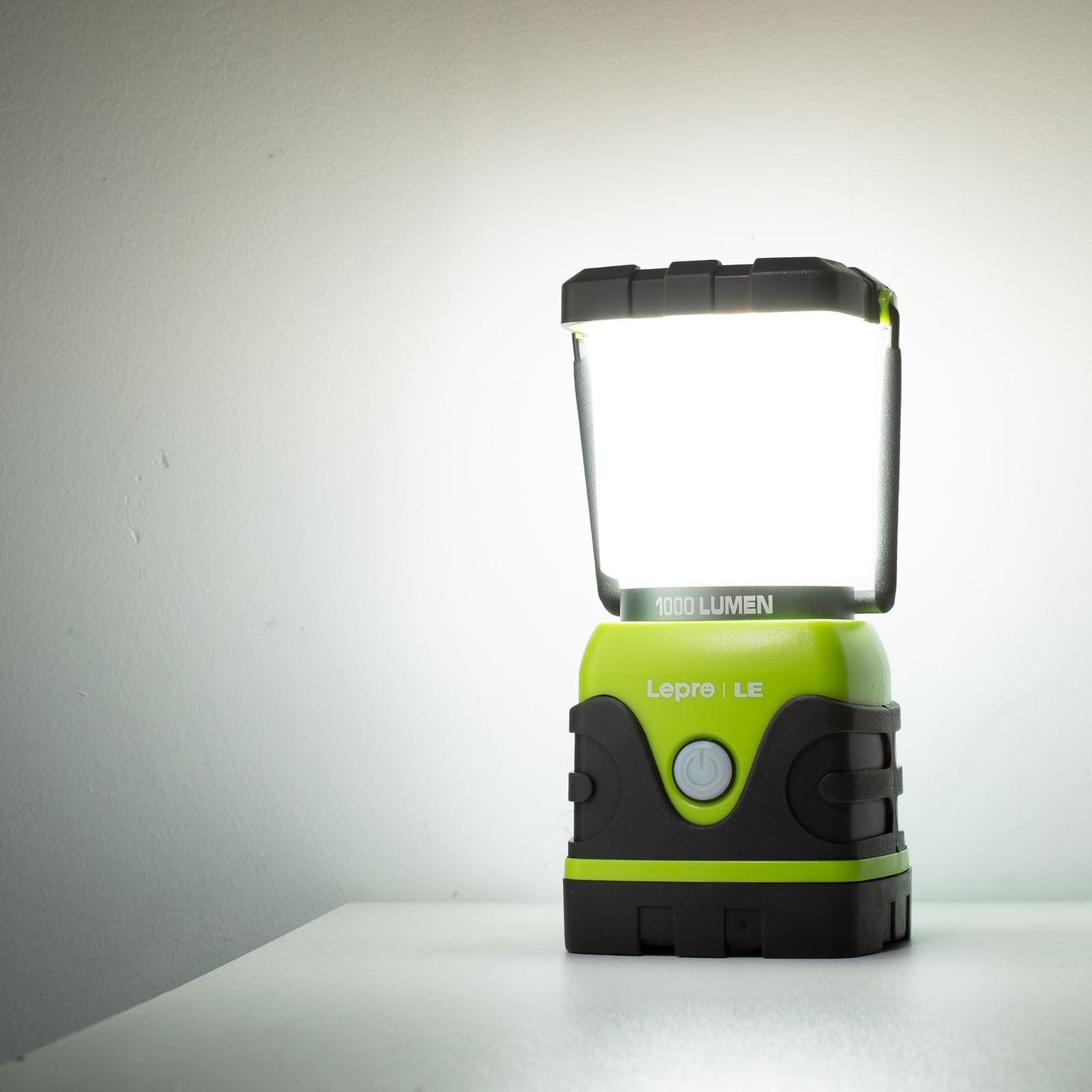 Lepro 1000 Lumen Green and Black LED Camping Lantern