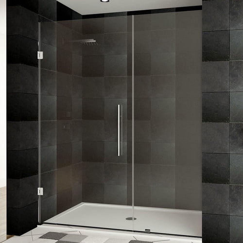 Ultra-E 55'' W x 72'' H Frameless Shower Door