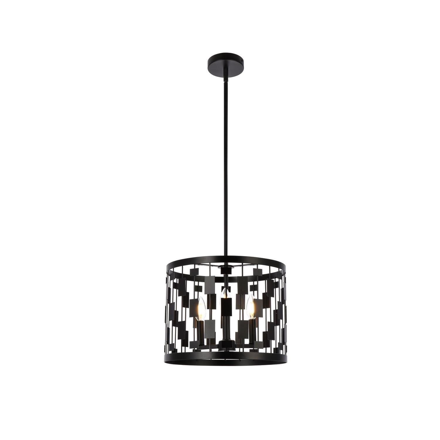 Levante Black 3-Light Contemporary Pendant