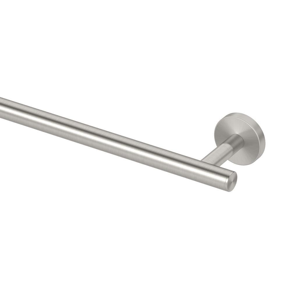 Brushed Nickel 24-inch Wall Mounted Towel Bar