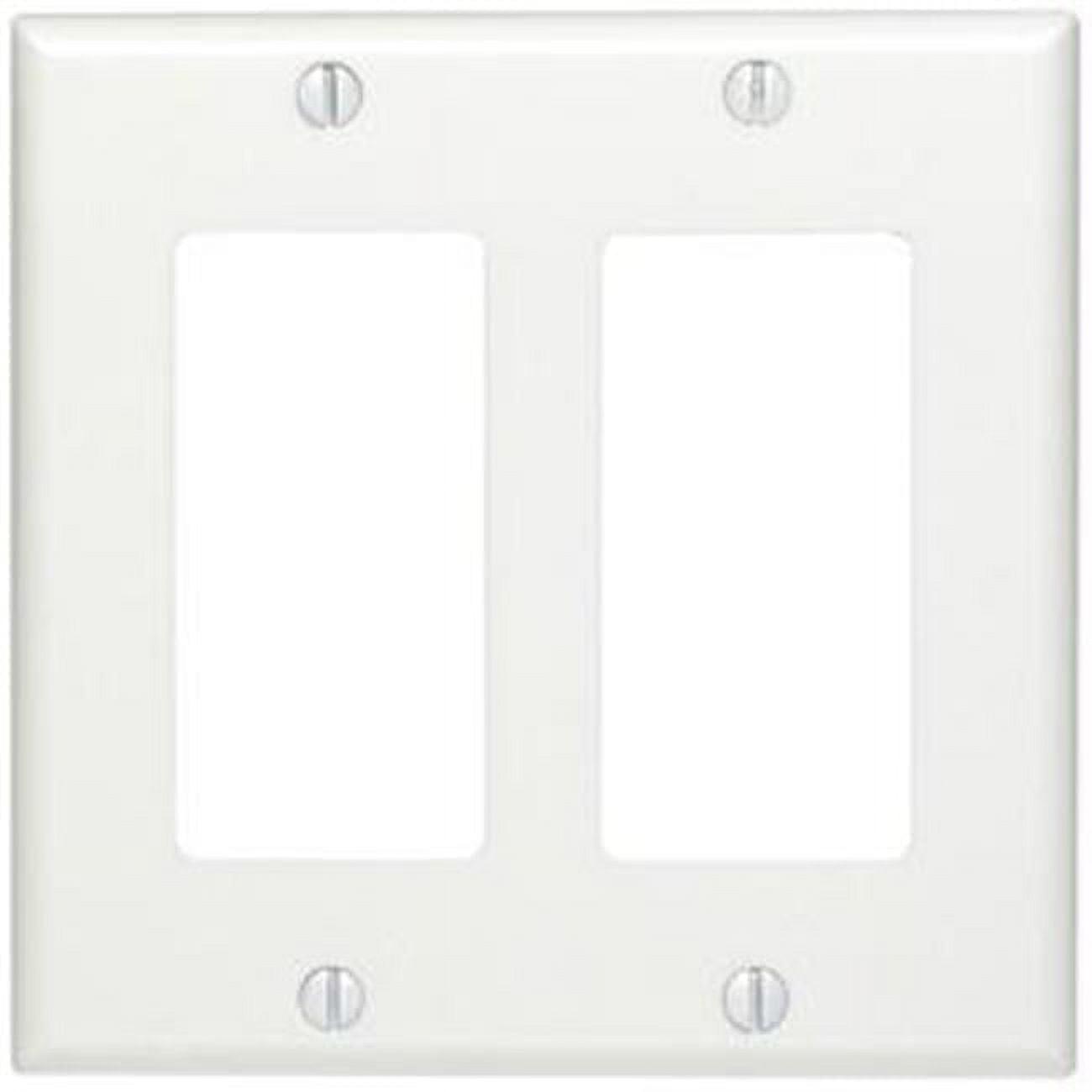 White 2-Gang Urea Mounting Plate