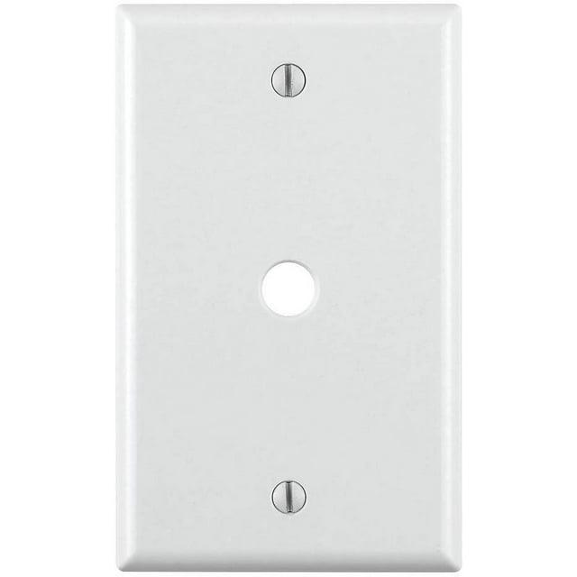 PHONE/CABLE WALPLT 1G WH (Pack of 25)