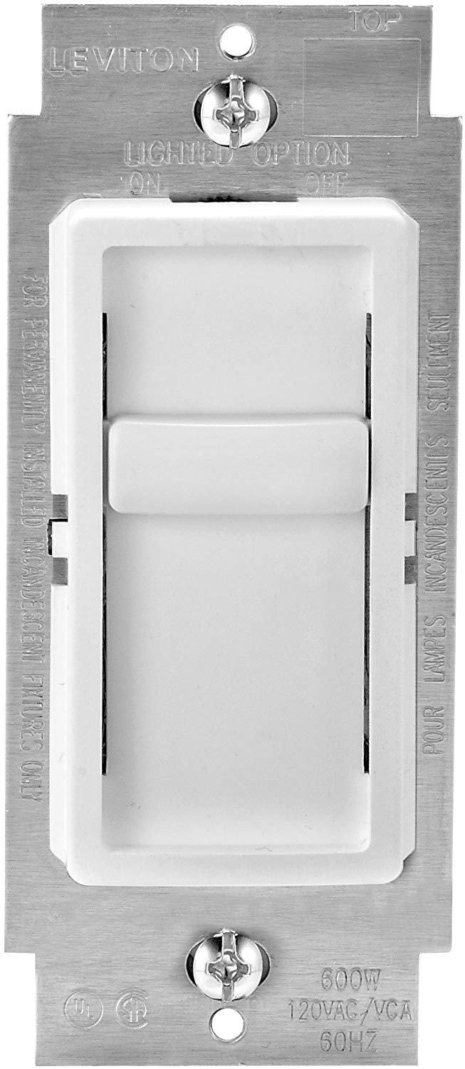 Tamper Resistant Slide Single Pole Dimmer