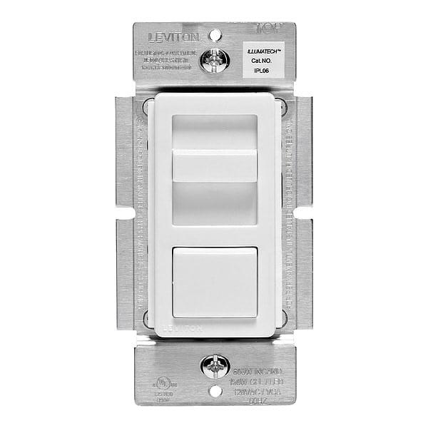 White Universal Dimmer Switch with Slide Control