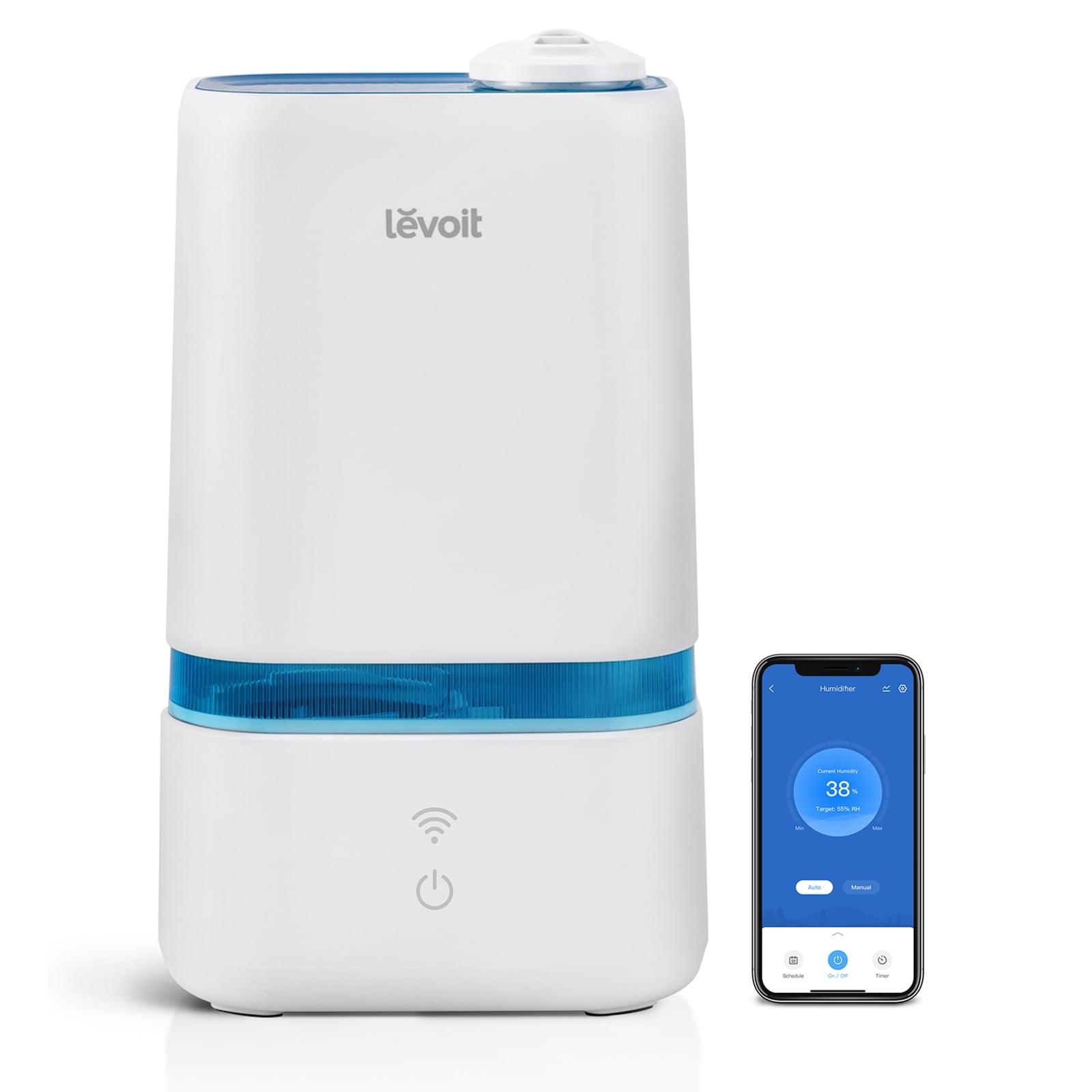 Levoit 4L White and Blue Smart Ultrasonic Cool Mist Humidifier