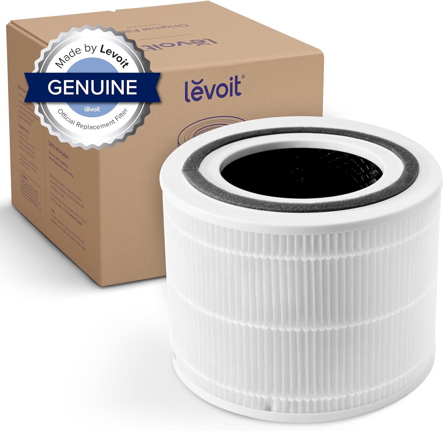 Levoit Replacement Filter for VortexAir: Compatible with Levoit Air Purifiers, Captures Pet Dander, Dust, Pollen, Mold, Smoke