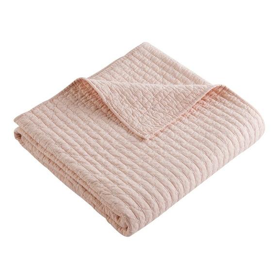 Madison Park Journey Oversized Quilted Throw with Scalloped Edges