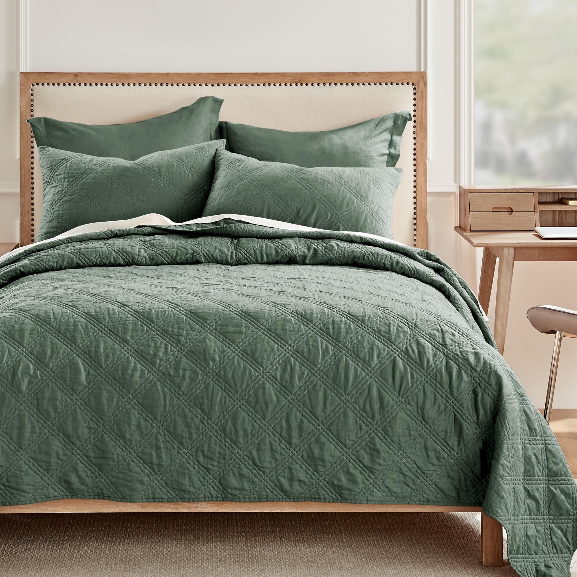 Linen Front/Cotton Back Quilt - Levtex Home