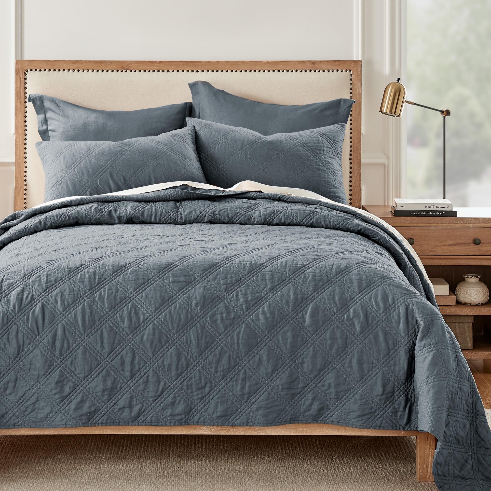 Linen Front/Cotton Back Quilt - Levtex Home