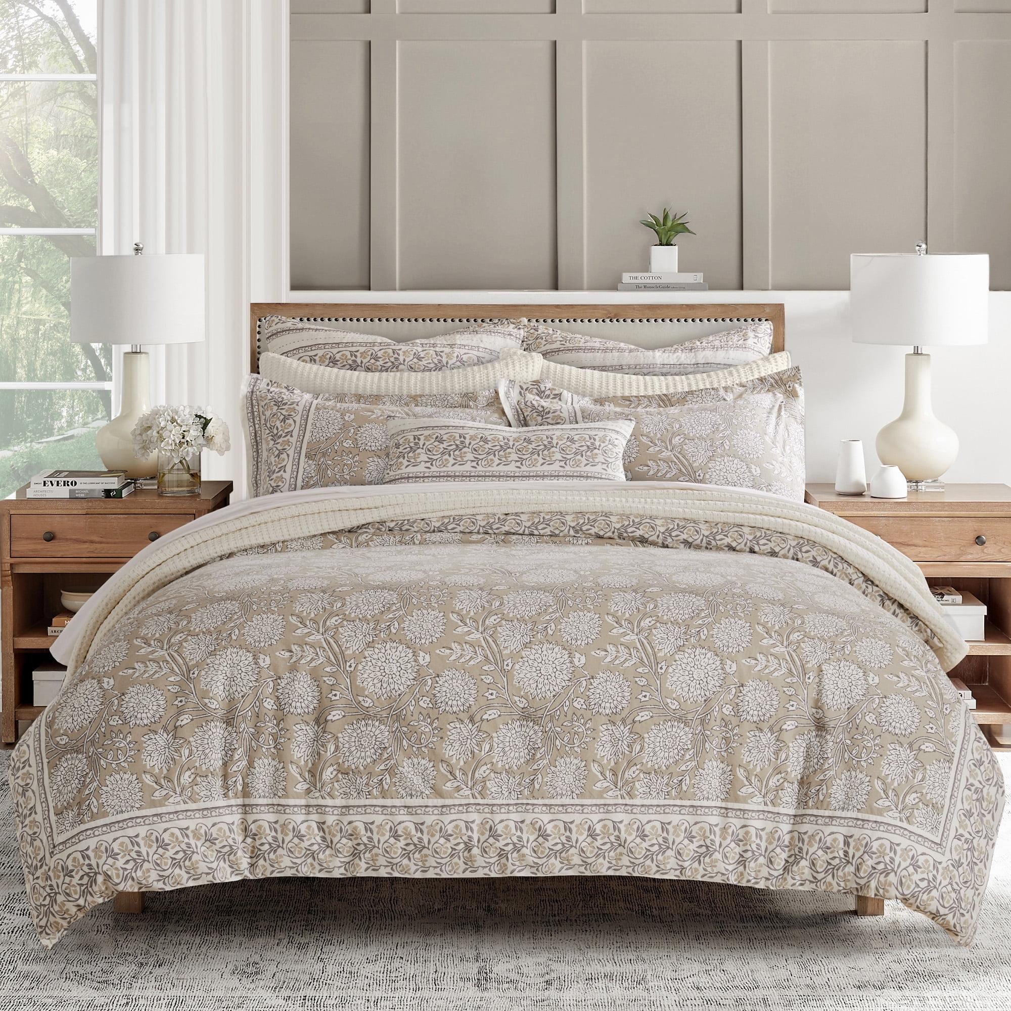 Adare Taupe King Duvet Cover Set - Levtex Home