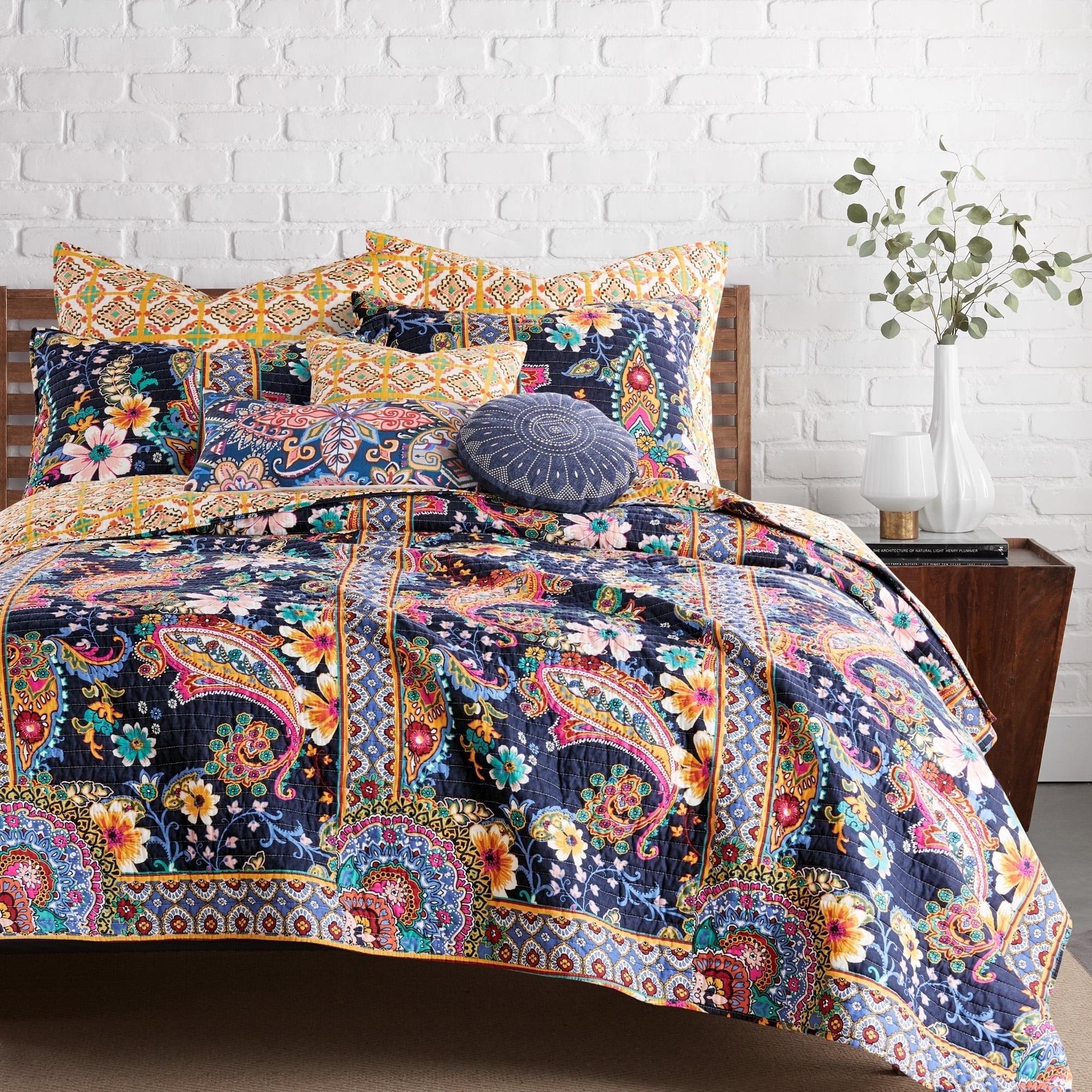 Bertelli Navy King Quilt Set - Levtex Home