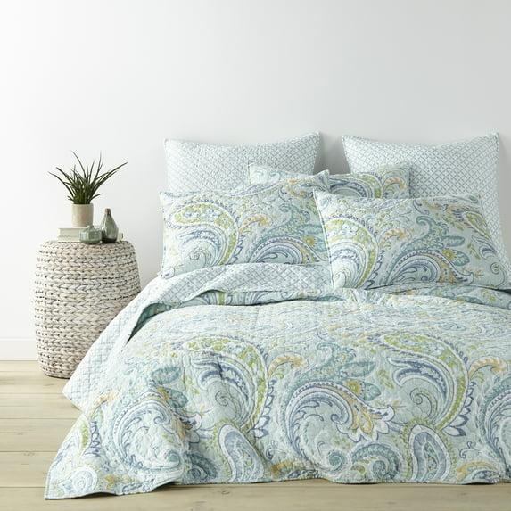 Cortona Paisley Quilt Set - Twin/Twin XL Quilt and One Standard Pillow Sham - Levtex Home