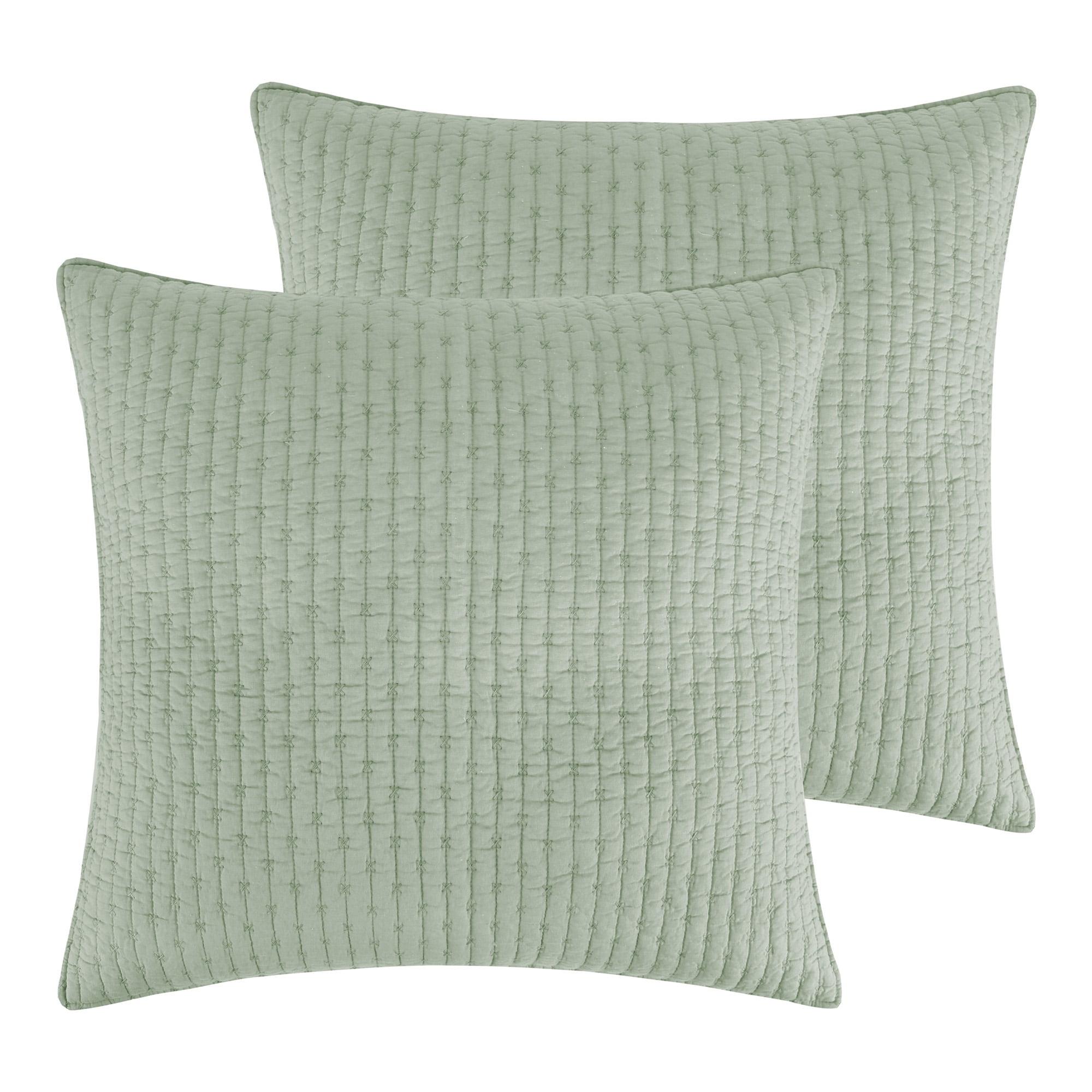 Cross Stitch Euro Sham Set of 2 - Levtex Home