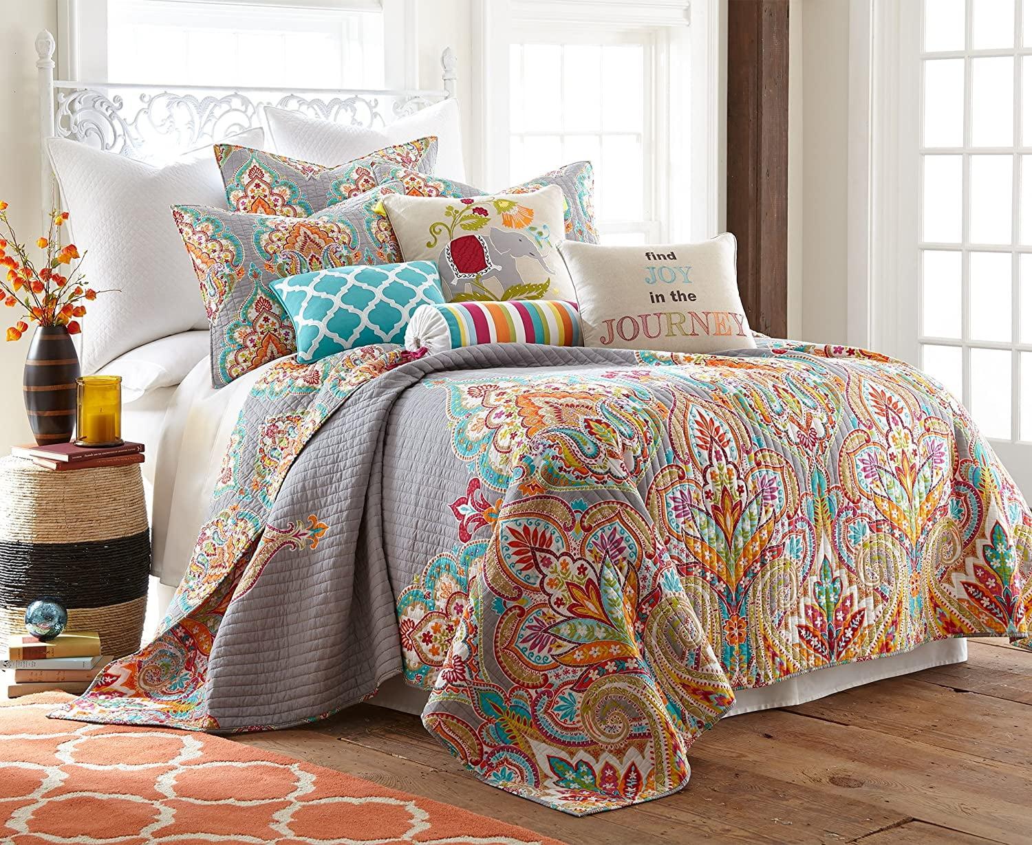 Marielle Bohemian Quilt and Pillow Sham Set - Levtex Home