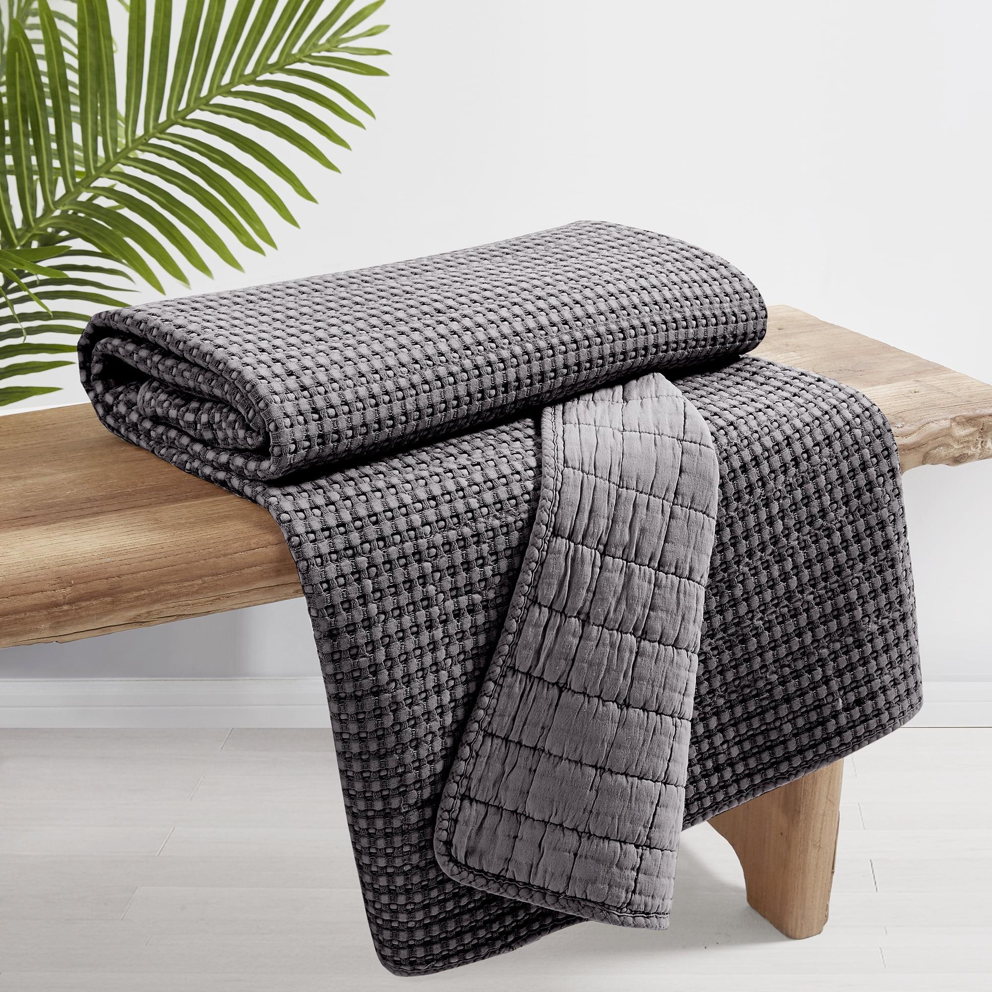 Mills Waffle Quilted Throw - Levtex Home